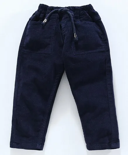 Babyoye Full Length Corduroy Pants - Navy Blue