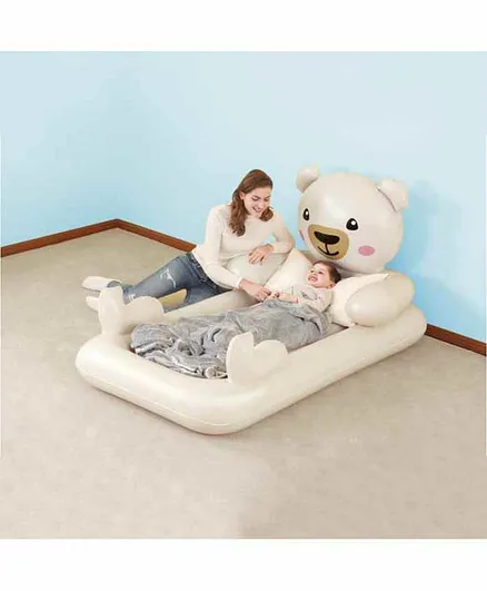 Bestway Dreamchaser Teddy Bear Airbed - White