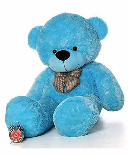 Frantic Teddy Bear with Bow Blue - Height 152 cm