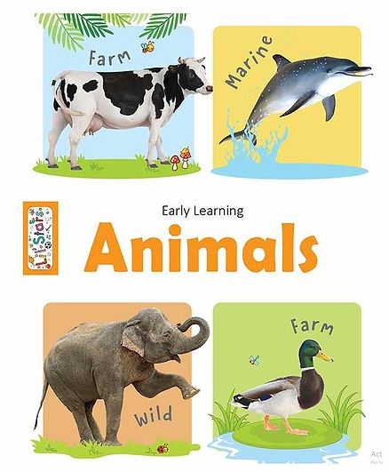 Pagasus Early Learning Animals Board Book - English