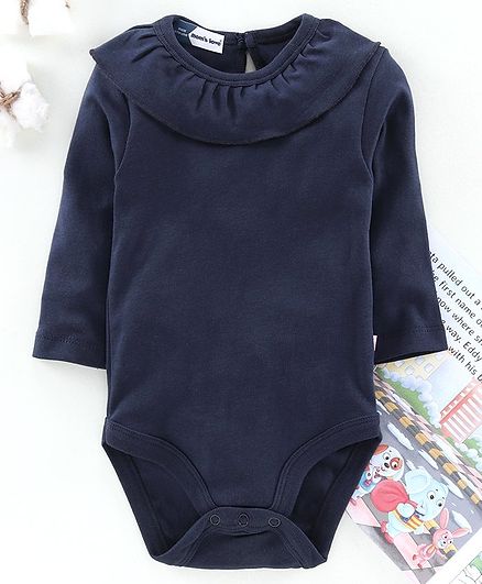 Mom's Love Full Sleeves Onesie - Navy