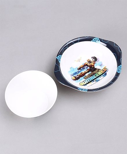 Transformers Bowl With Handle and Cone Bowl Set - Blue