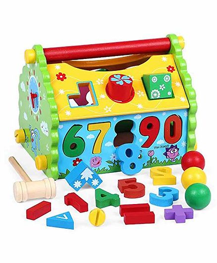 Yamama Multi Functional Dismounting House Activity Toy - Multicolor