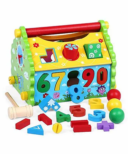 Yamama Multi Functional Dismounting House Activity Toy - Multicolor