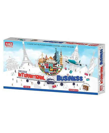 Ankit Toys International Delux Business Board Game - Multicolor