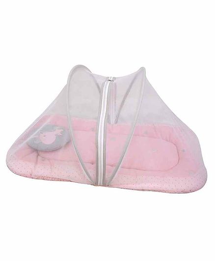 Abracadabra Gadda with Mosquito Net Unicorn Embroidery - Pink