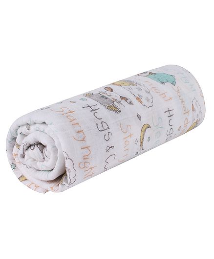 Abracadabra Baby Swaddle Sheet - Multicolor