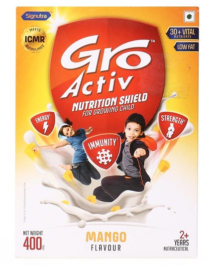 GroActiv Nutirition Shield for Growing Child Mango - 400 gm