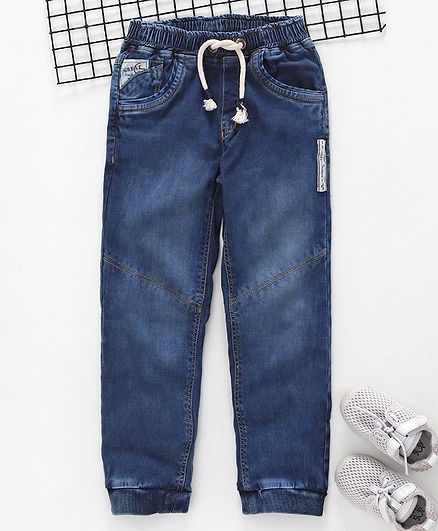 Little Kangaroos Full Length Denim Jeans - Dark Blue