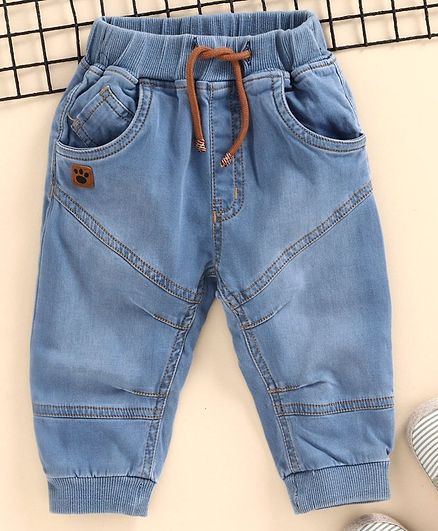 Little Kangaroos Full Length Jogger Jeans - Light Blue