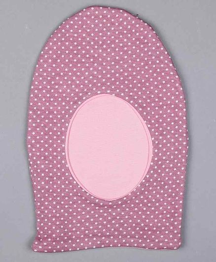Grandma's Premium Monkey Cap Dot Print Purple - Diameter 10 cm