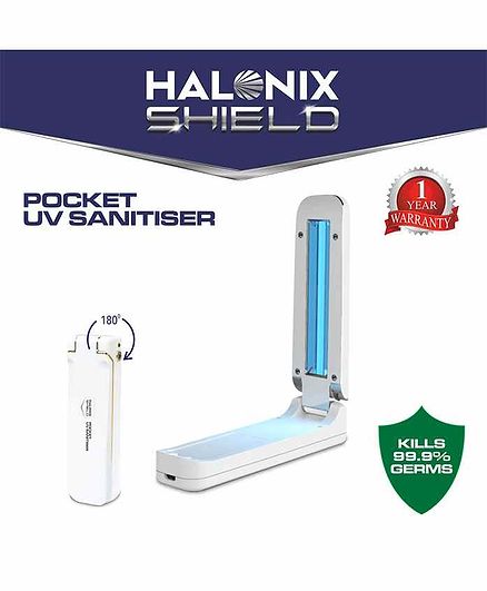 Halonix Sheild Pocket UV Sanitiser - White