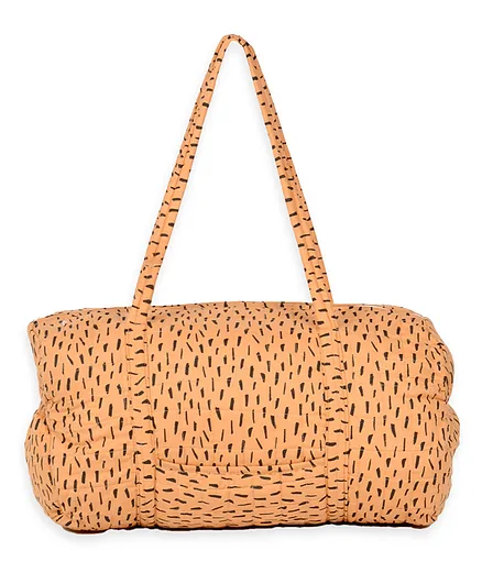 Mom's Home Baby Organic Cotton Diaper Bag - Brown