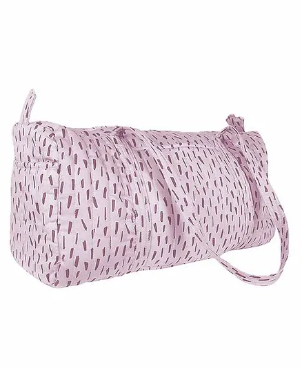 Mom's Home Baby Organic Cotton Diaper Bag - Pink