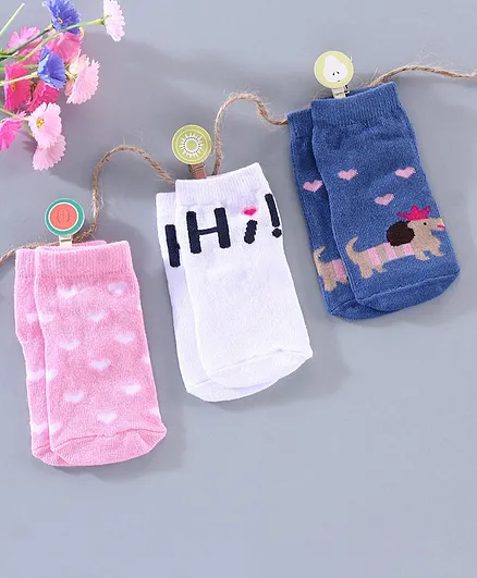 Cutewalk by babyhug anti-bacterial ankle pack of 3