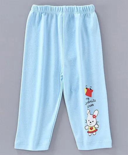 Tango Full Length Lounge Pants Bunny Print - Blue