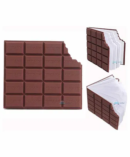 FunBlast Chocolate Shaped Notepad Pocket Diary - 80 Pages