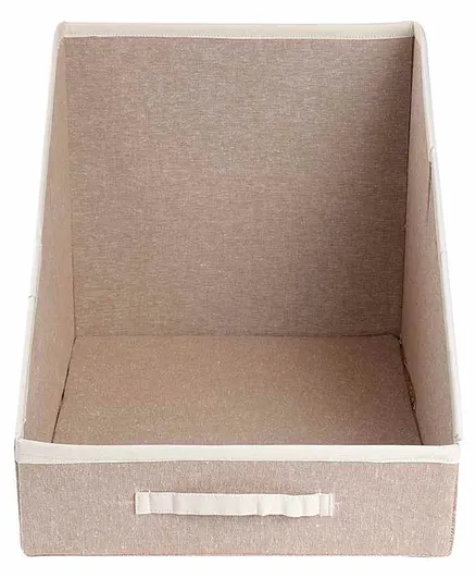My Gift Booth Canvas Storage Box - Brown