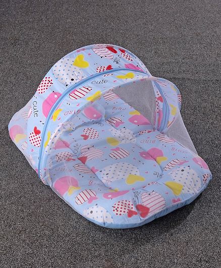 Zoe Mosquito Net Gadda Sparrow - Blue