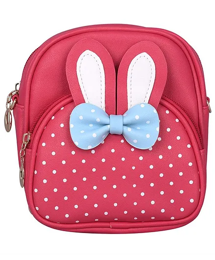 Asthetika Polka Dot Print Backpack - Pink