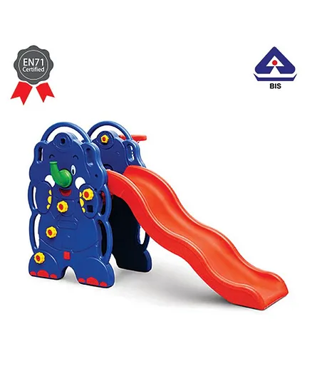 OK Play Elephant Slide - Blue Red