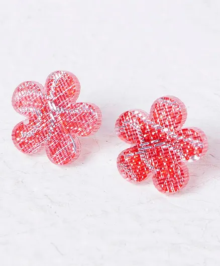 Kidcetra Flower Earrings - Red