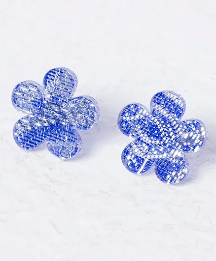 Kidcetra Flower Earrings - Blue