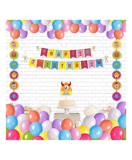 Untumble Monster Theme Birthday Kit - Pack of 23