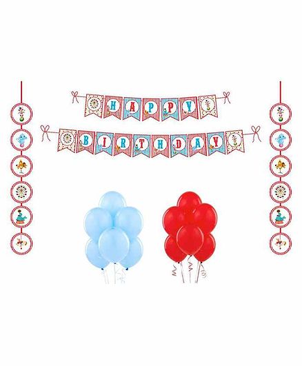 Untumble Carnival Theme Birthday Party Kit - Pack of 23