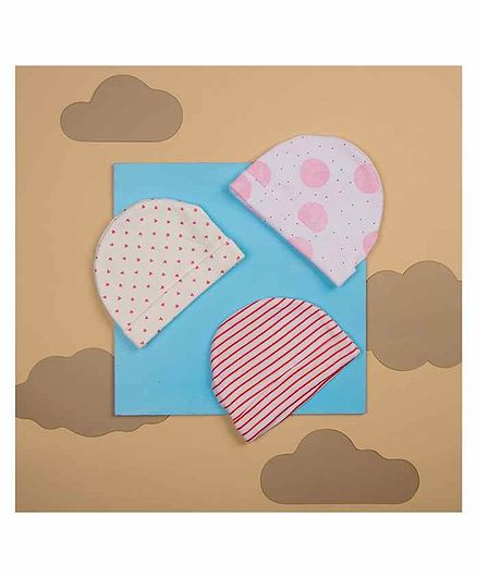 Kicks & Crawl Multi Design Caps Pack of 3 - Diameter 15 cm