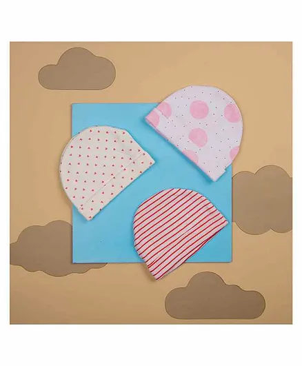 Kicks & Crawl Multi Design Caps Pack of 3 - Diameter 15 cm