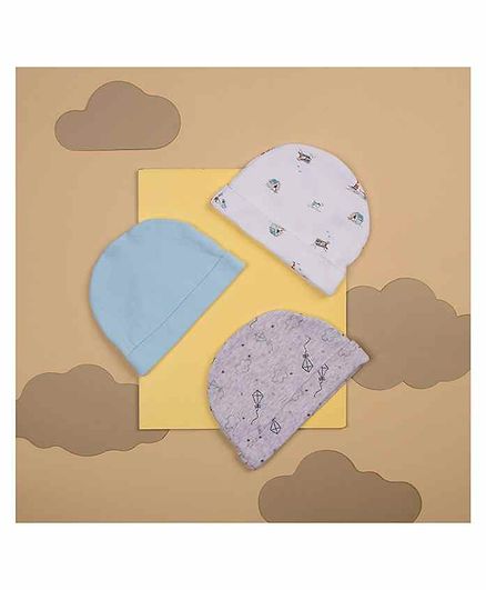Kicks & Crawl Multi Design Caps Pack of 3 - Diameter 15 cm