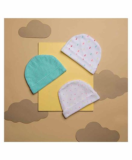 Kicks & Crawl Multi Design Caps Pack of 3 - Diameter 15 cm