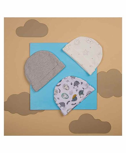 Kicks & Crawl Multi Design Caps Pack of 3 - Diameter 15 cm