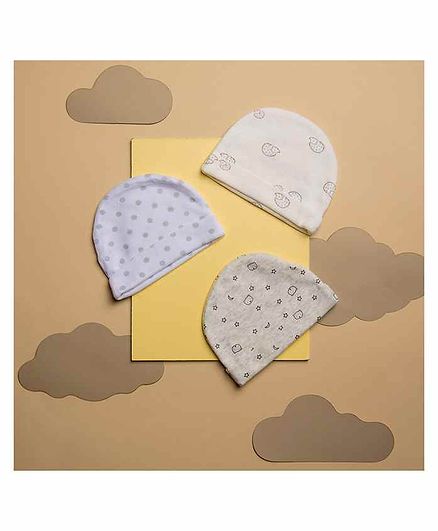 Kicks & Crawl Multi Design Caps Pack of 3 - Diameter 15 cm