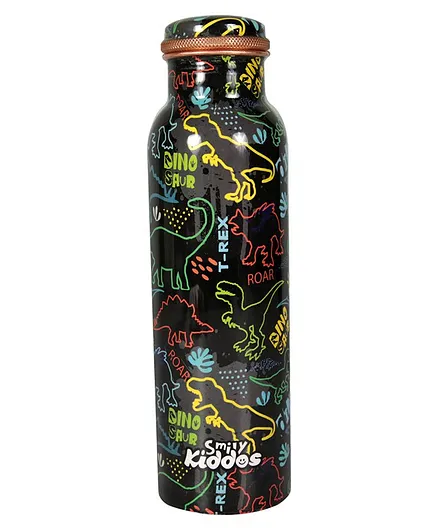 Smily Kiddos Water Bottle Dino Print Multicolor - 900 ml