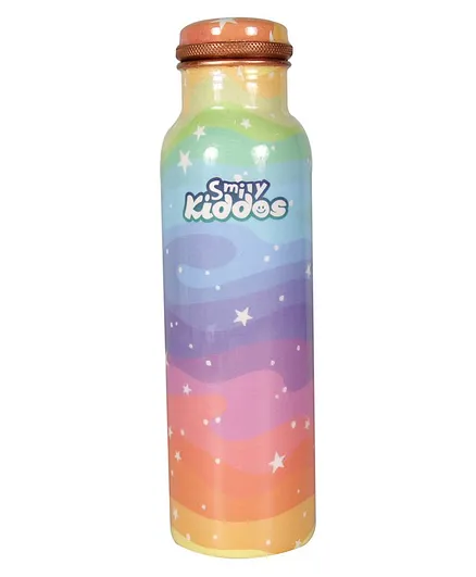 Smily Kiddos Water Bottle Rainbow Print Multicolor - 900 ml