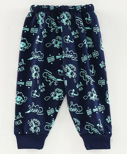 Cucumber Full Length Lounge Pant - Blue