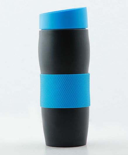 PIX Stainless Steel Mug with Lid Blue Black - 400 ml