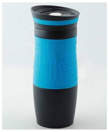 PIX Stainless Steel Mug with Lid Blue Black - 450 ml