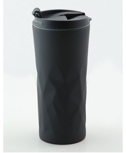 PIX Stainless Steel Mug with Lid Black - 400 ml