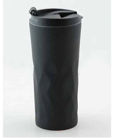PIX Stainless Steel Mug with Lid Black - 400 ml