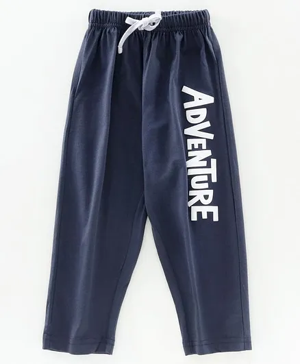 Doreme Full Length Lounge Pant Adventure Print - Navy Blue