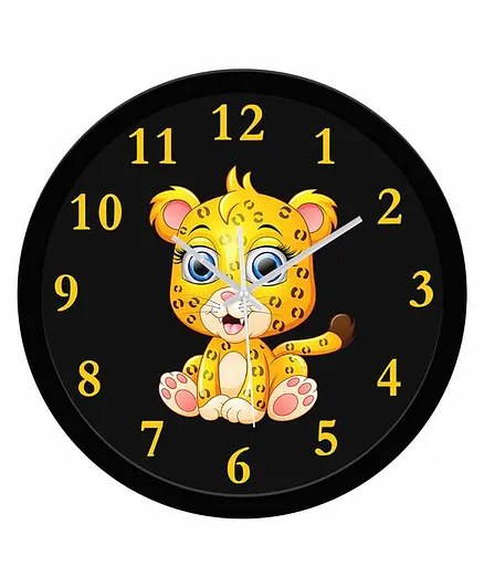 WENS Cub Silent Non-Ticking Wall Clock - Black
