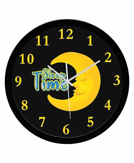 WENS Sleep Time Silent Non-Ticking Battery Operated Kids Wall Clock