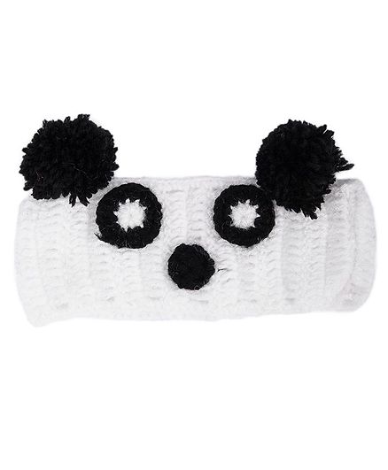 My Meo Panda Ear Warmer Cap - White
