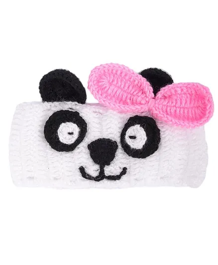 My Meo Panda Ear Warmer Cap - White
