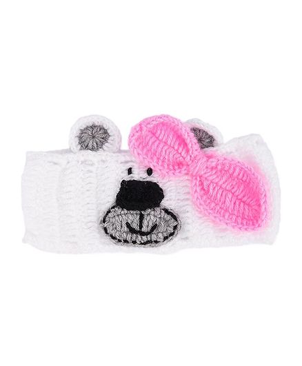 My Meo Bear Ear Warmer Cap - White