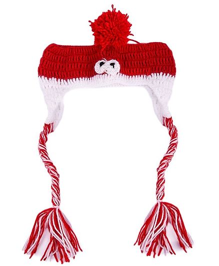 My Meo Monster Design Ear Warmer Cap - Red