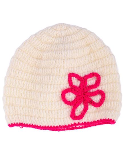 My Meo Flower Cap - Cream